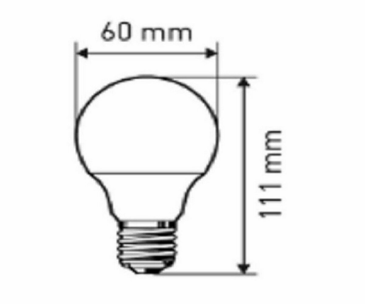 Светодиодная лампа Е27 15W 2700К (теплый) Эра LED A60-15W-827-E27 R (Б0046355) - фото №4