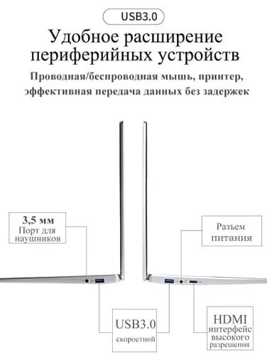 156 ноутбук RGB Intel Celeron N5095 (200 GHz 4 ядра) RAM 16 GB SSD 256 GB Intel UHD Graphics Windows 10 Pro