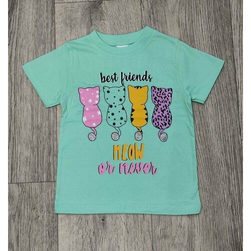 Футболка CHASTE KIDS, размер 2 года, 92 см, голубой