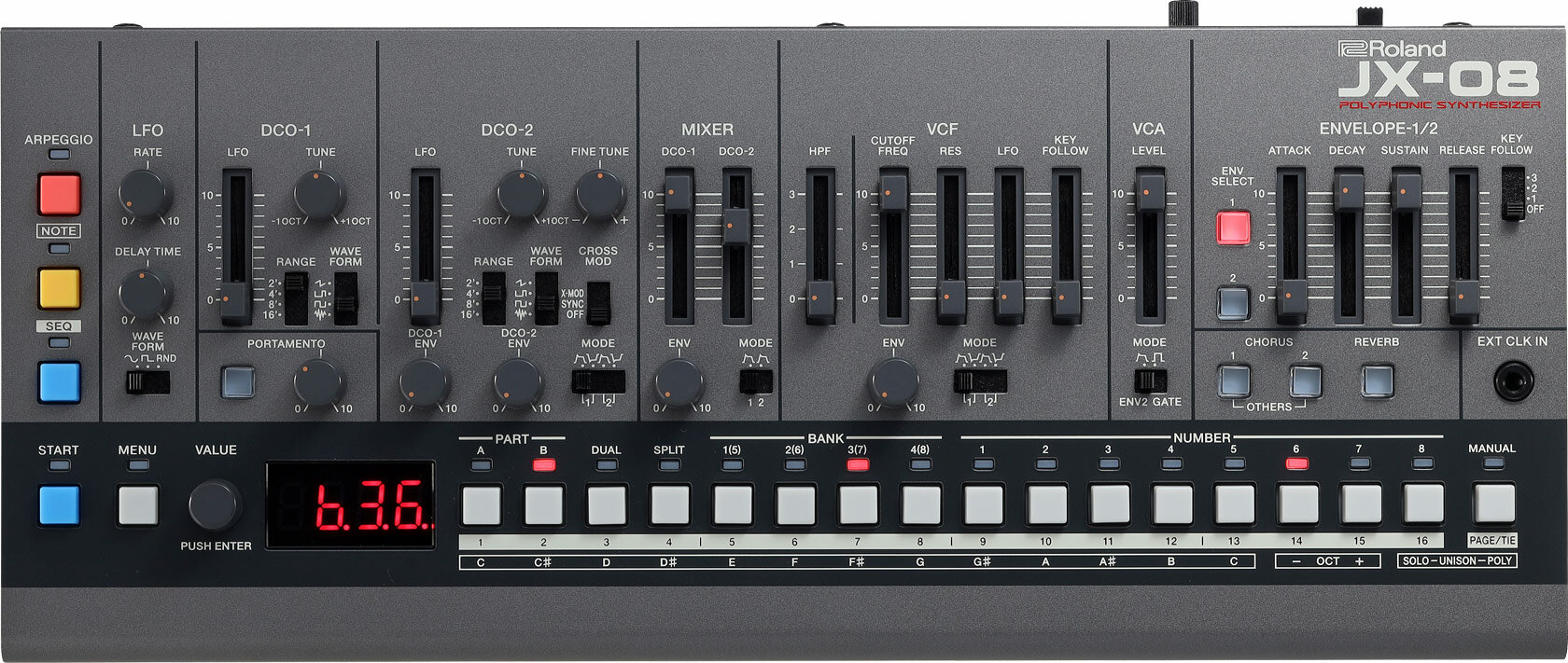 Цифровой синтезатор Roland JX-08