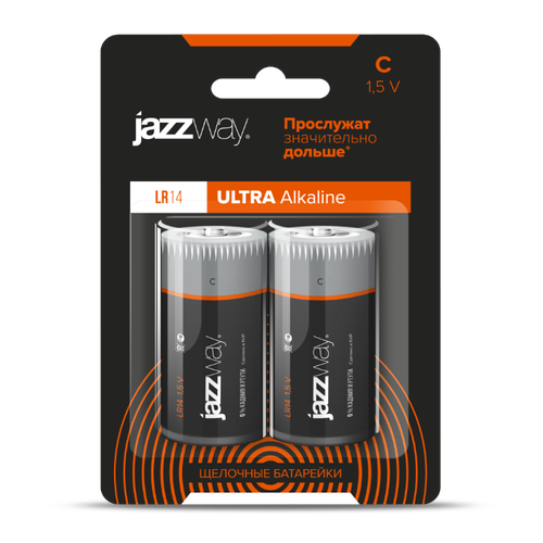 Батарейка JazzWay Ultra Plus LR14UP С (комплект из 12 шт.)