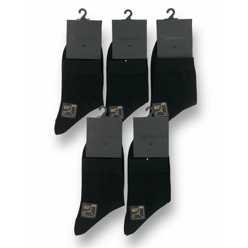 Носки Turkan, 5 пар, размер 41-47, черный носки turkan 5 пар размер 41 47 мультиколор
