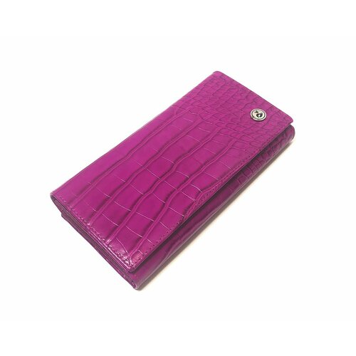 фото Кошелек 06-6202, фактура тиснение, под рептилию, розовый bental