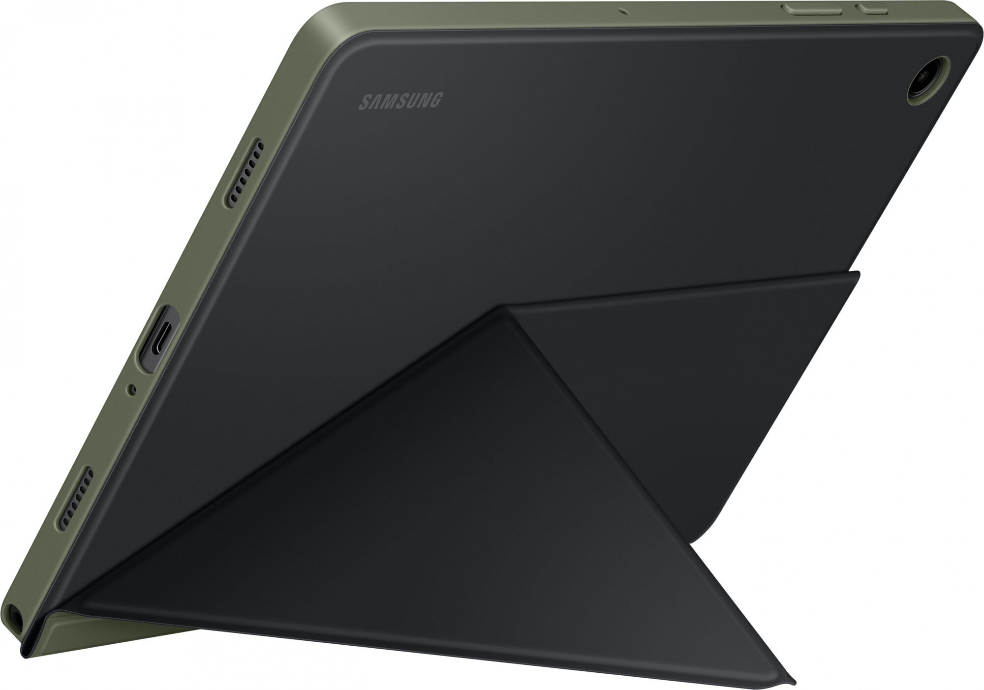 Чехол-крышка Samsung для Samsung Galaxy Tab A9+ Book Cover поликарбонат черный (EF-BX210TBEGRU)