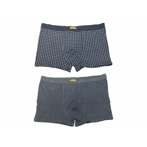 фото Трусы cherano first, 2 шт., размер 54, серый, синий