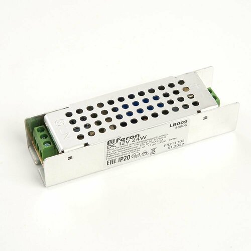 Трансформатор электронный для светодиодной ленты 24W 12V (драйвер), LB009 арт. 48006