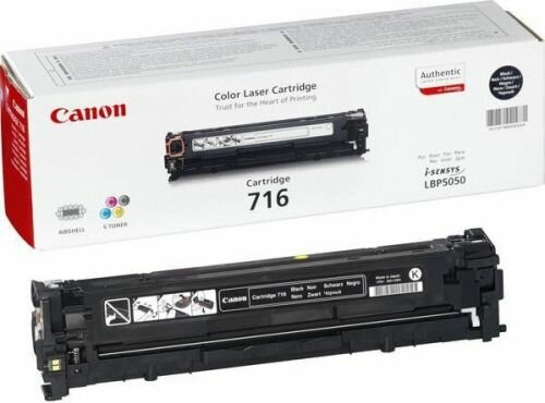 Картридж Canon 716Bk 1980B002 для LBP5050, LBP5050n, MF8030Cn, MF8040Cn, MF8050Cn, MF8080Cw