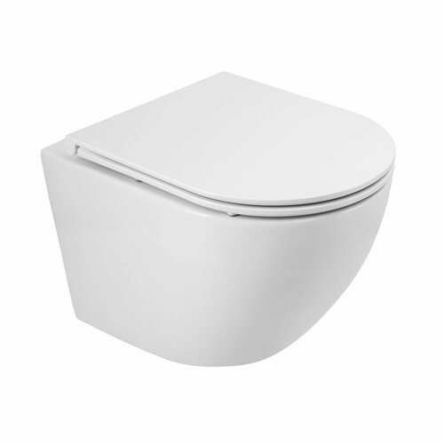 Унитаз подвесной безободковый BelBagno SFERA-TOR BB046CH-TOR/BB870SC