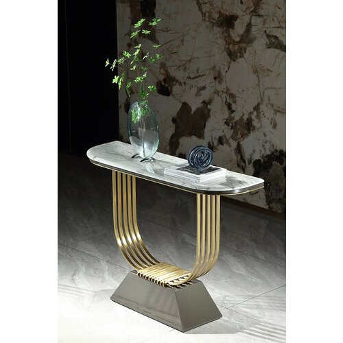 Барный стол Мраморный стол ARIELLA, 120х36х90 см