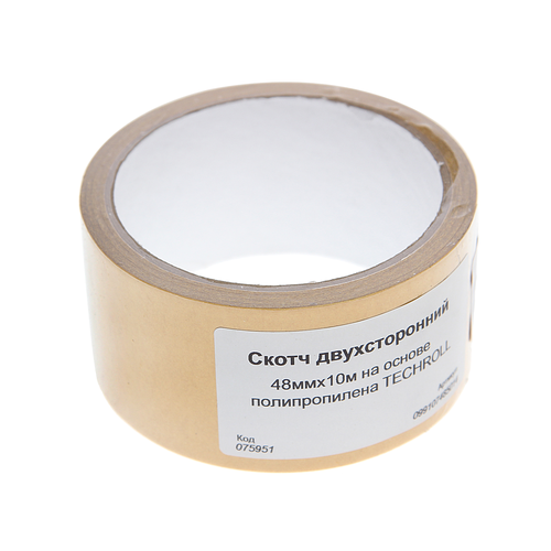 Скотч двухсторонний 48ммх10м на основе полипропилена TECHROLL 253₽