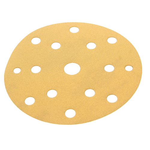 Круг абразивный на липучке P220 d150 15 отв бумажная основа Gold Velcro TORNADO 183₽