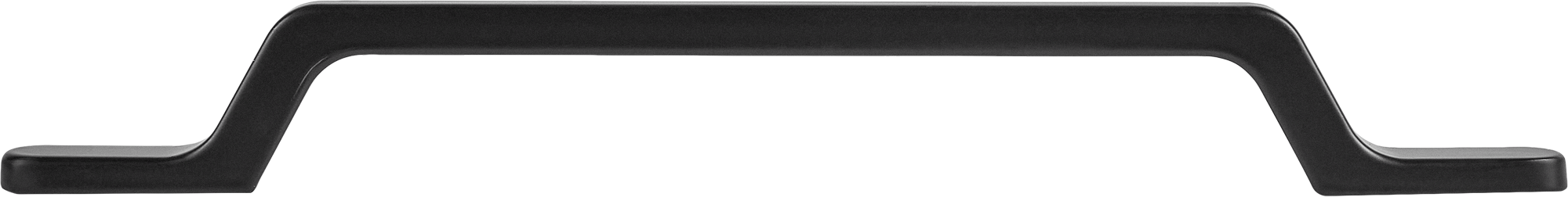 Ручка-скоба мебельная 6902 160 мм, цвет матовый черный - фотография № 6