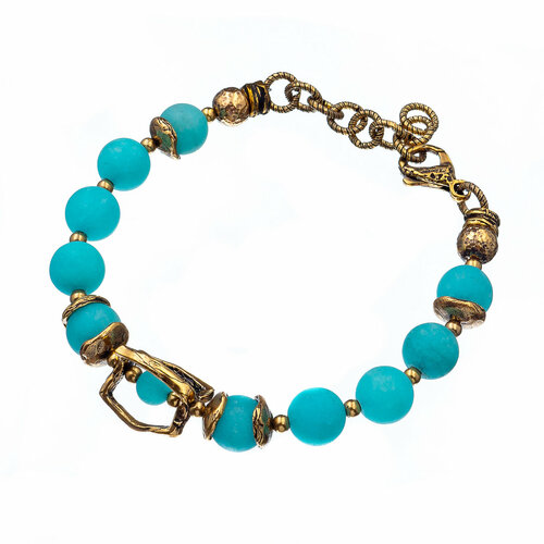 Браслет Alcozer & J, амазонит, размер 24 см