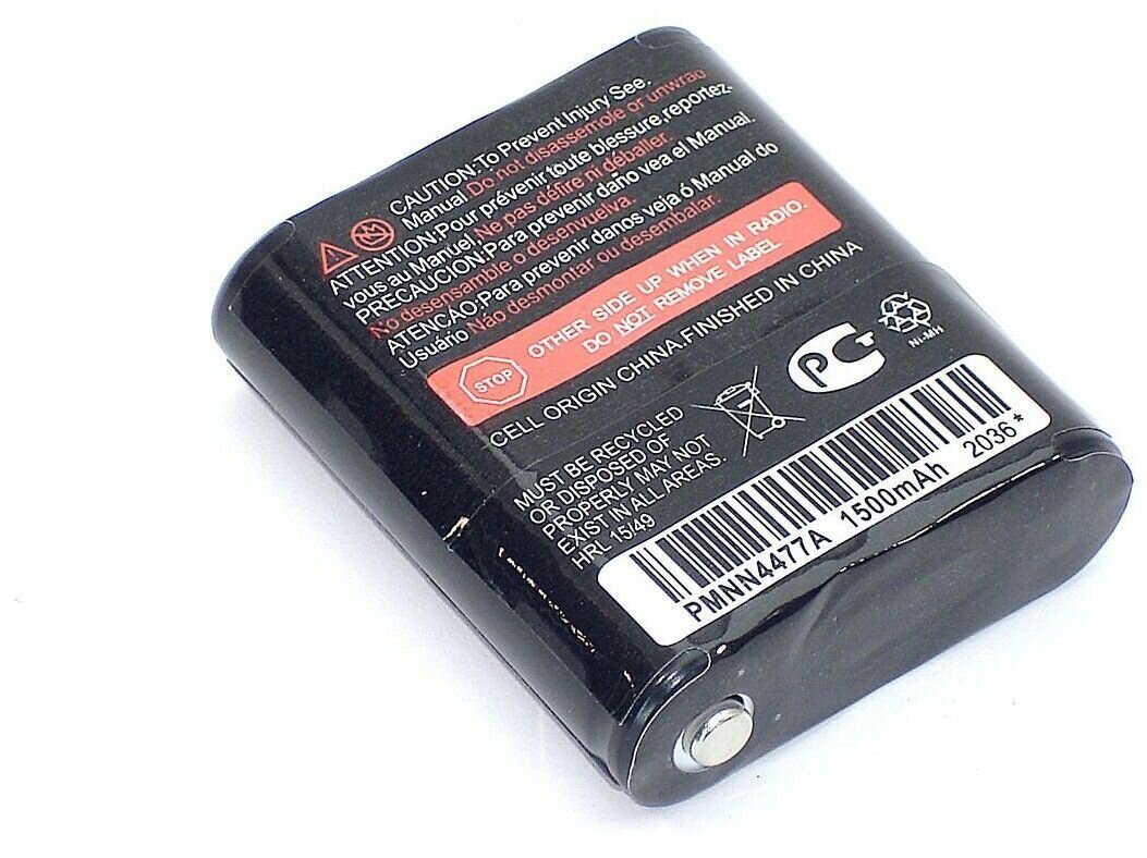 Аккумулятор для радиостанции Motorola PMNN4477A, PTM-5428, 3,6V, 1500mAh, код mb079187