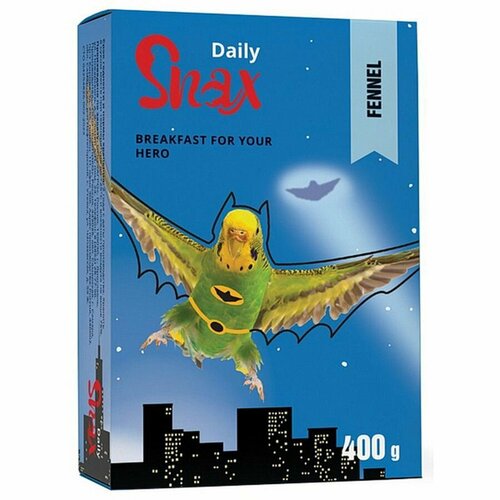 Корм Snax Daily для волнистых попугаев, 400 г