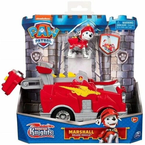 Фигурка с машинкой Spin Master Rescue Knights Marshall Deluxe Vehicle 6063585