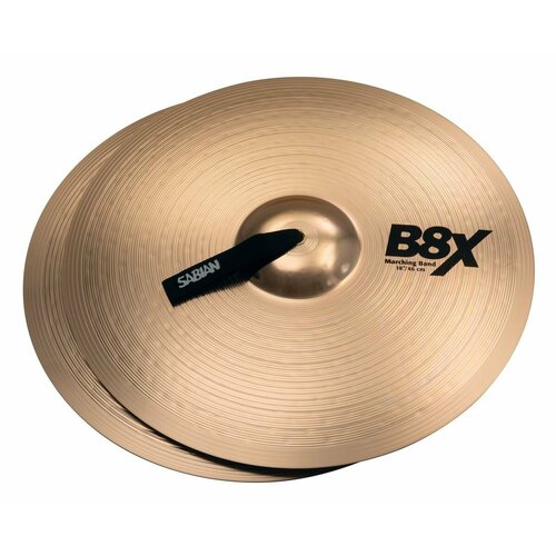 Sabian 18 B8X Marching Band тарелки маршевые (пара) тарелка оркестровая sabian 18 b8x marching band