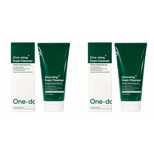 One-days you Пенка для умывания Cica Ming Foam Cleanser, с центеллой, 150 мл, 2 шт