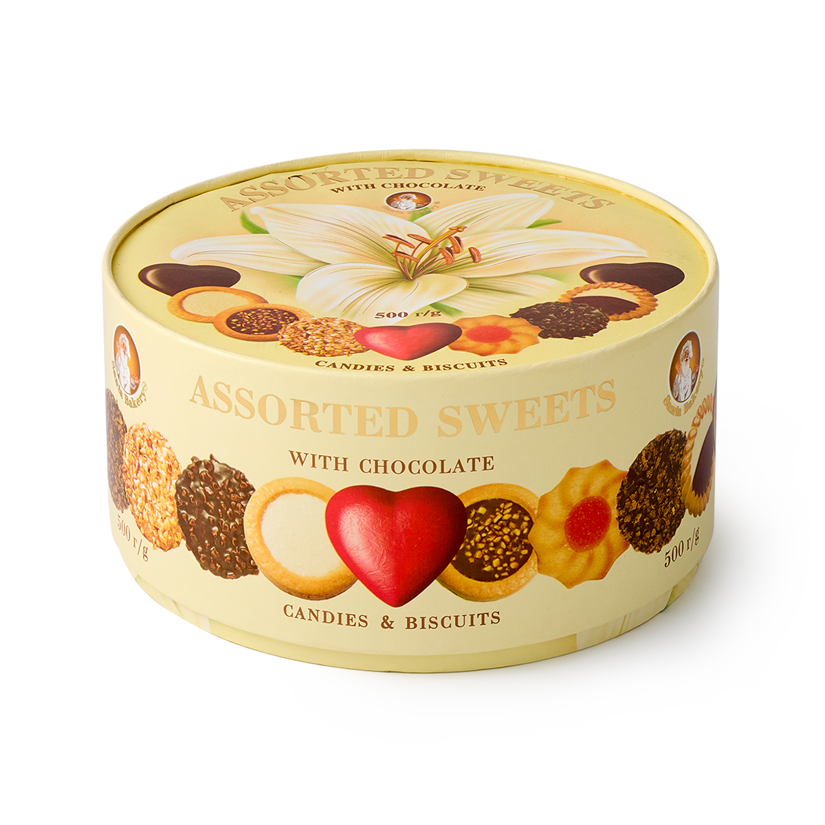 Набор кондитерских изделий SANTA BАKERY Assorted Sweets из печенья сдобного и шоколадных конфет, 500 г Santa Bakery - фото №11