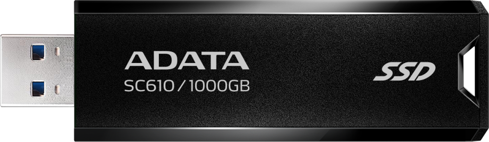 SSD внешний жесткий диск USB3.2 1TB SC610-1000G-CBK/RD ADATA