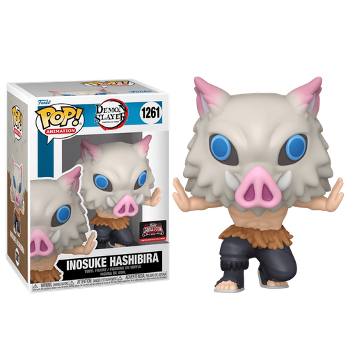 Фигурка Funko POP Inosuke Hashibira Beast Breathing 7th Form со стикером (Эксклюзив Target) из аниме Demon Slayer 1261 фигурка funko pop иноске хашибира лежащий inosuke hashibira lounging 1090