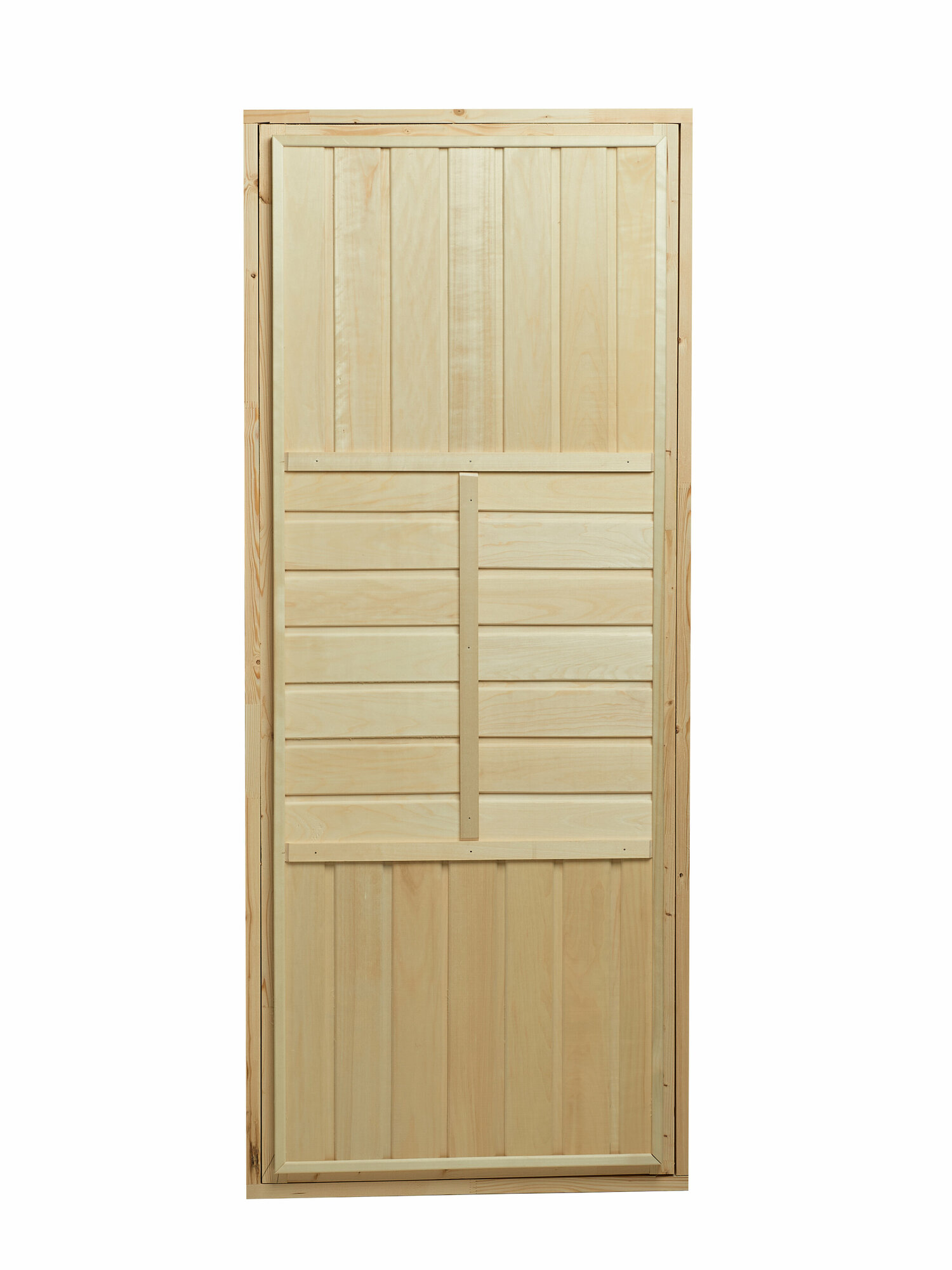 Дверь для бани и сауны "ДОК Вологда", без стекла, 70x170 см, осина, глухая