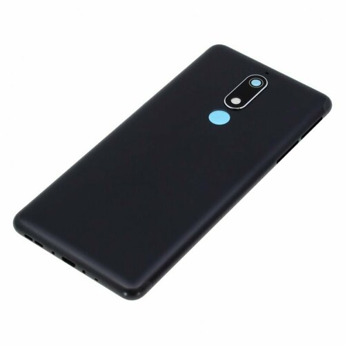 Задняя крышка для Nokia 5.1 (2018) черный задняя крышка для nokia x6 2018 6 1 plus 2018 синий