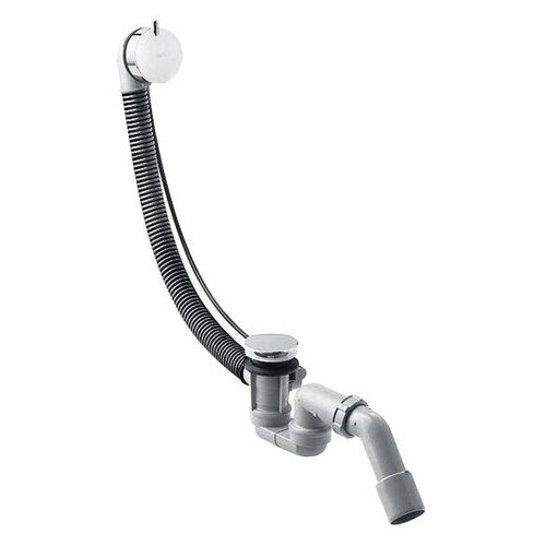 сливной и переливной гарнитур для ванны hansgrohe flexaplus 58150000 Слив-перелив Hansgrohe Flexaplus 58150000 полуавтомат