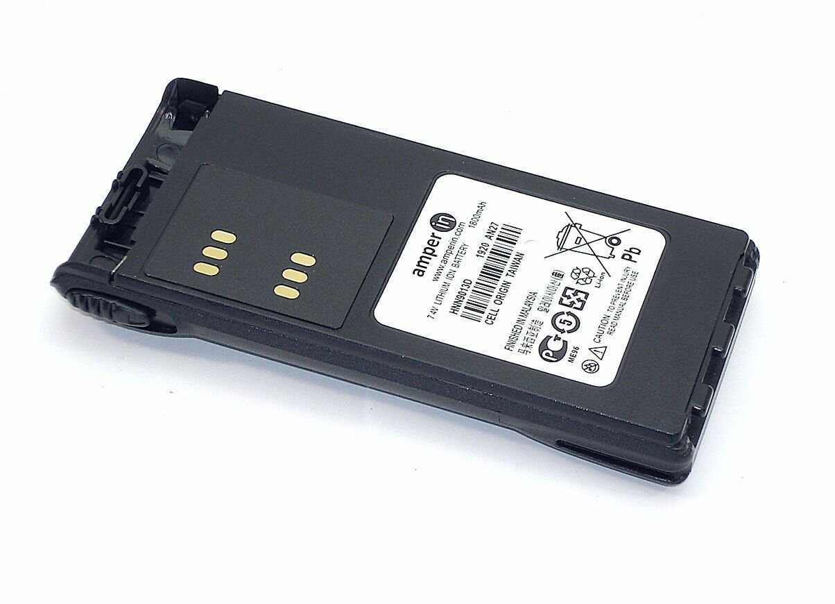 Аккумулятор Amperin для Motorola GP340, HT750, HT1200, HMNN4158, Li-ion, 1800mAh, 7.4V, код 079183