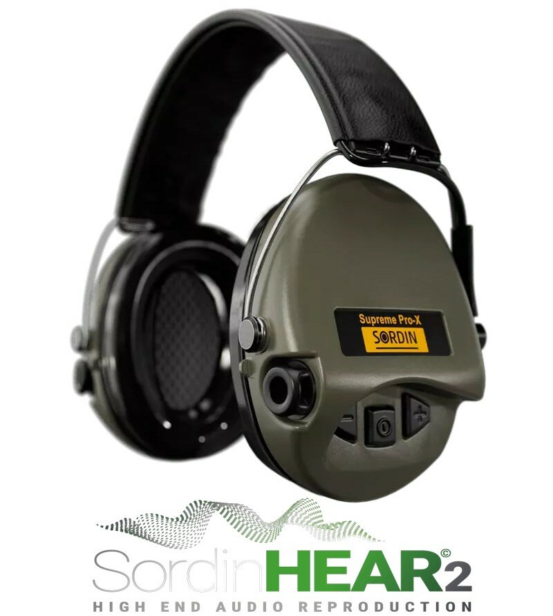 Активные наушники MSA Sordin Supreme Pro X влагозащитные OD GREEN