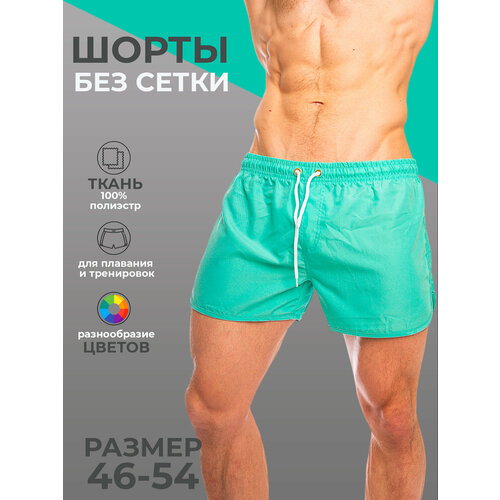 Шорты Modniki, размер XXL - 54, зеленый шорты мужские спортивные быстросохнущие без подкладки легкие боксеры с эластичным поясом плавки для спортзала бега фитнеса пляжные шор