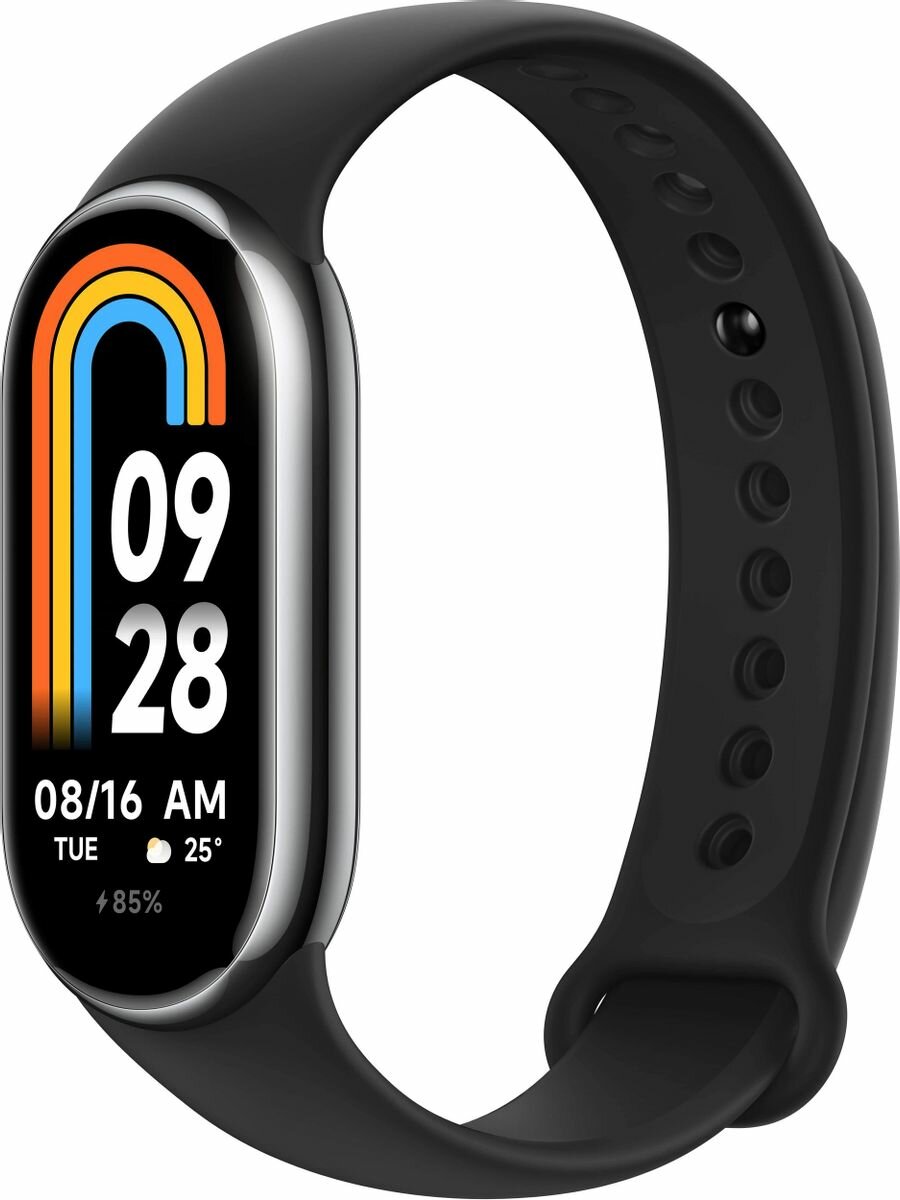 Фитнес-трекер Xiaomi Smart Band 8 M2239B1, 1.62", черный / черный [bhr7165gl]