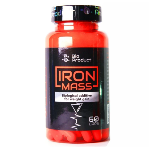 фото Bio product iron mass для набора мышечной массы, (60 кап) bioproduct
