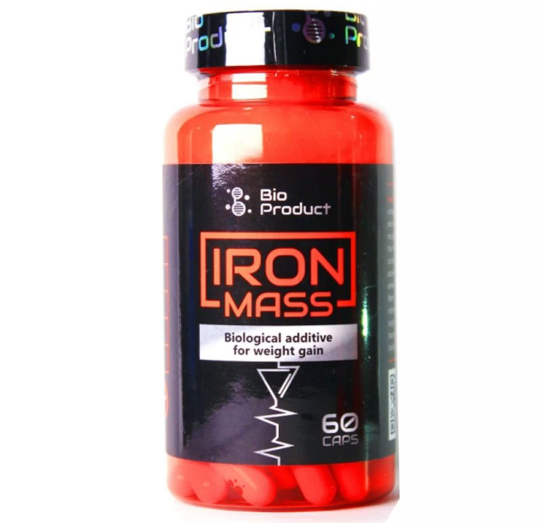 Bio Product Iron Mass для набора мышечной массы, (60 кап)