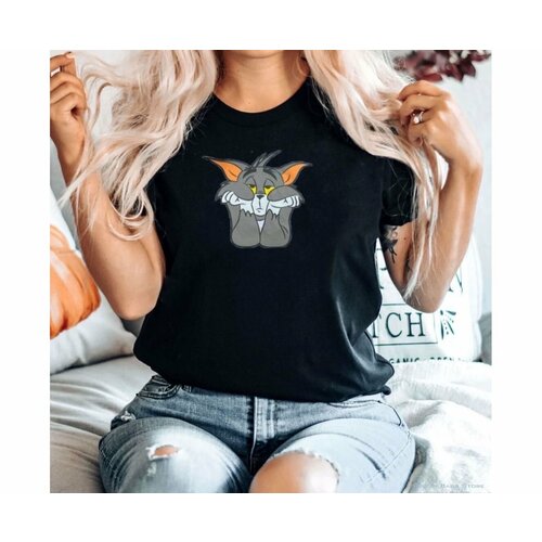 фото Футболка размер l, черный evadimovna