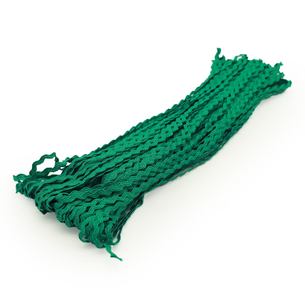 Тесьма декоративная вьюнчик 3мм*30м, Нудольская фабрика, С441 (зеленая) — фото 1