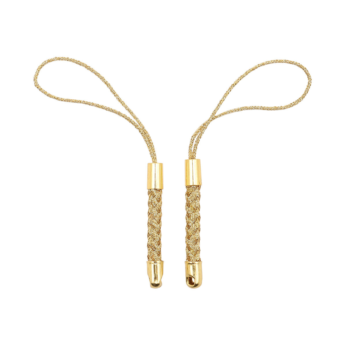 Шнурок для брелка металлизированный, 2 шт, Astra&Craft (золото)