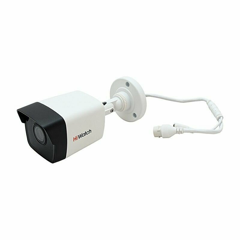Уличная IP камера видеонаблюдения HiWatch DS-I400(D). Цифровая цилиндрическая IP-видеокамера для улицы 2.8 мм 4Мп с EXIR-подсветкой до 30 м, 2560x1440, CMOS 1/2.9"