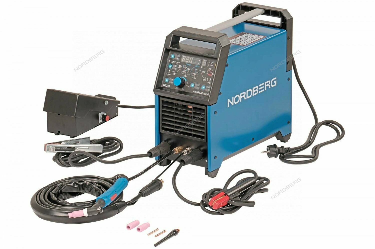 фото Аппарат сварочный инверторный TIG+MMA, 220 В WT201 NORDBERG