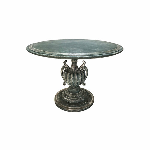 Стол кофейный 100х100х72 см Roomers серебряный 251000₽