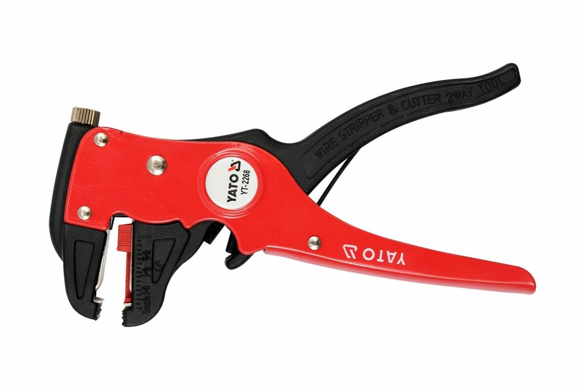 Клещи для снятия изоляции 175 мм YATO YT-2268 - инструмент для электромонтажа