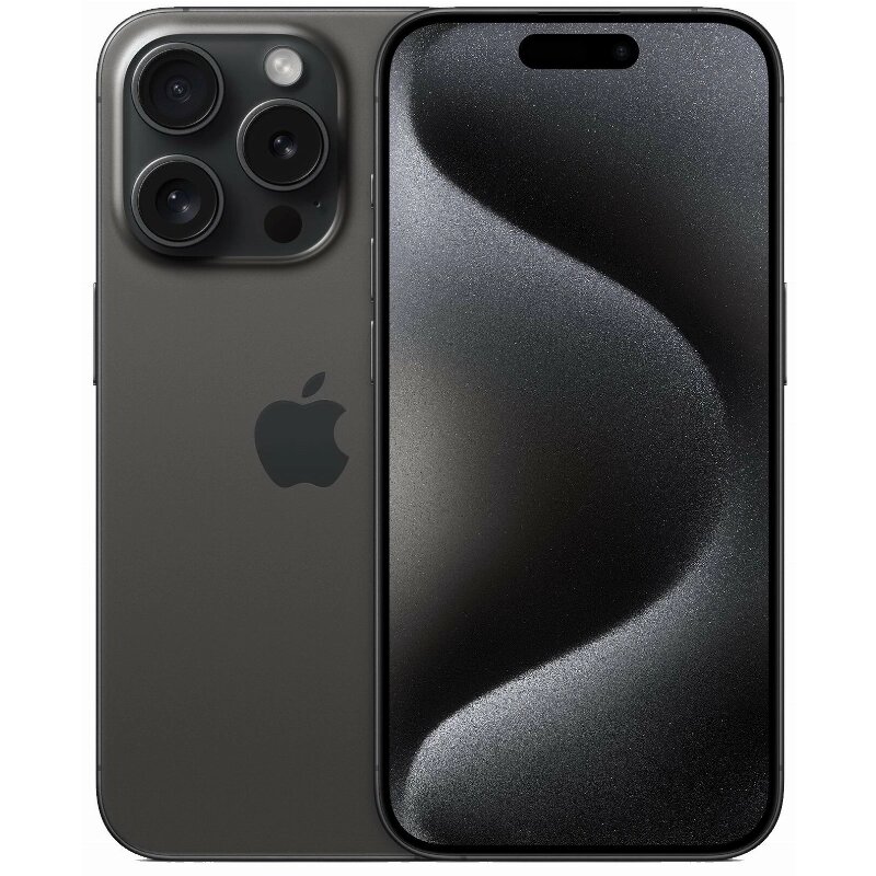 Смартфон Apple iPhone 15 Pro Max 512 ГБ, черный титан, Dual SIM (nano SIM+eSIM)