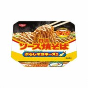 NISSIN лапша с овощами, горчичным майонезом Караши и соусом Якисоба 108 гр