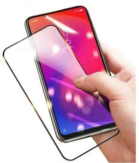 Защитное стекло для Realme C35/C21/C15/C3/C11/C25S/C25/C21Y/C20/Honor X6 / комплект 5 шт. 9D на весь экран — фото 1