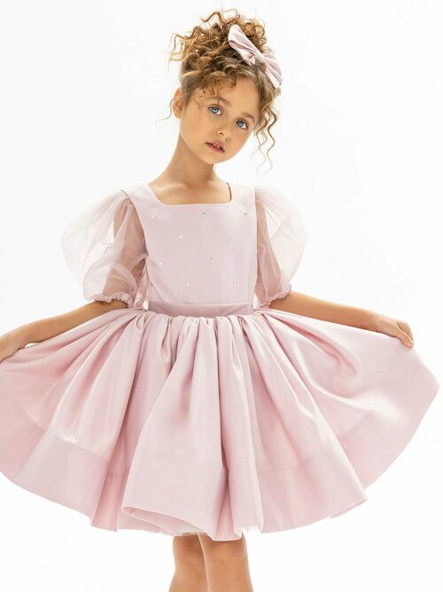 Платье, размер 110-116, розовый