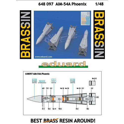 Комплект для улучшения: AIM-54A Phoenix (1/48)