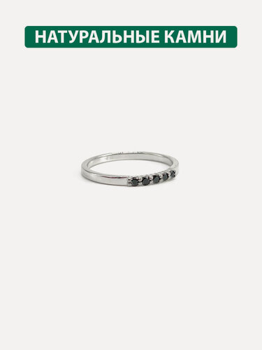 Изображение товара Кольцо дорожка, серебро, 925 проба, бриллиант