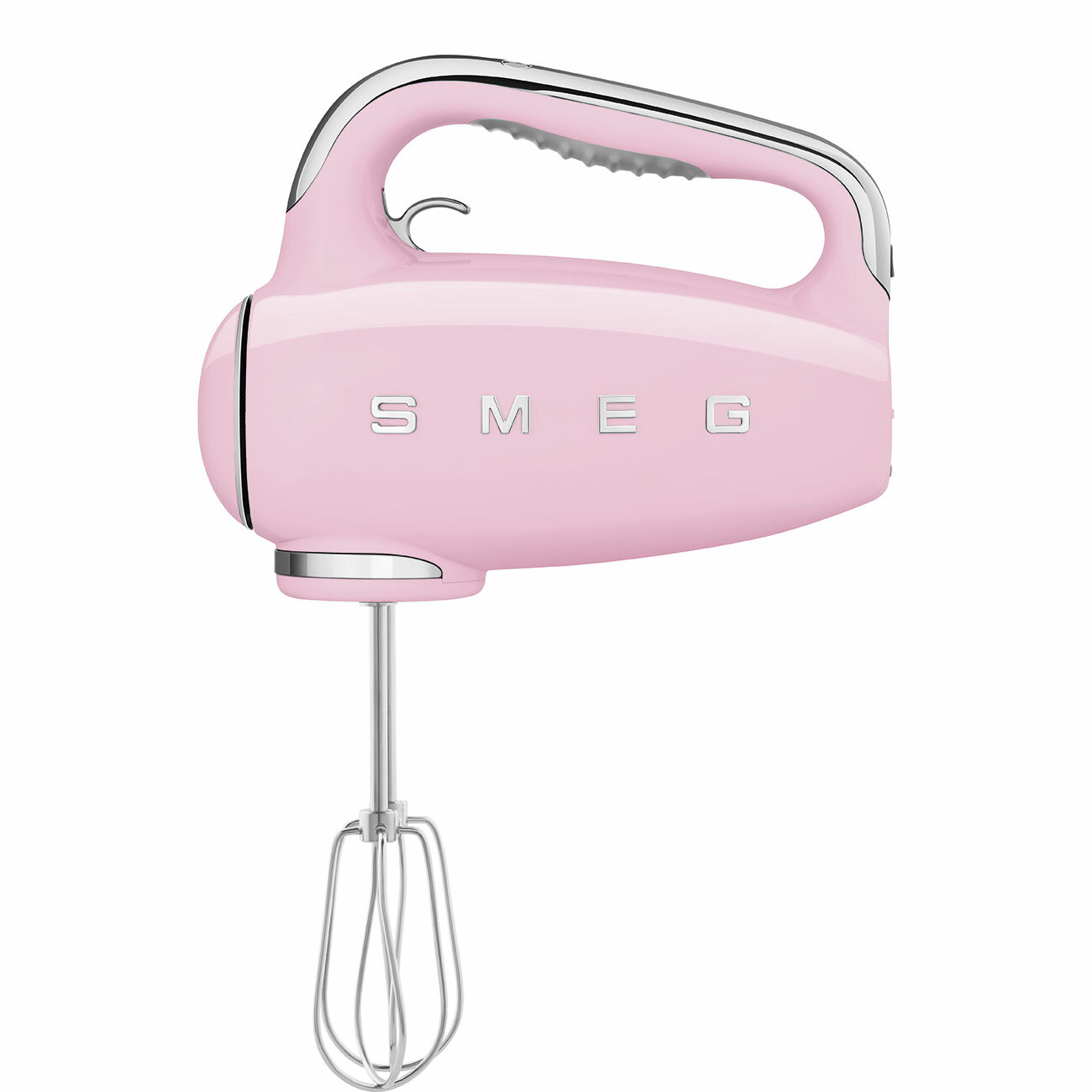 Миксер Smeg HMF01PKEU, мощность 250 Ватт, 9 скоростей вращение, турборежим, длина сетевого шнура 1,5 м