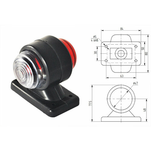 Фонарь габаритный мод ФГ-1 ГФ 31-0001 419₽