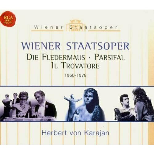 AUDIO CD Wiener Staatsoper Die Fledermaus - Parsifal - Il Trovatore, Karajan